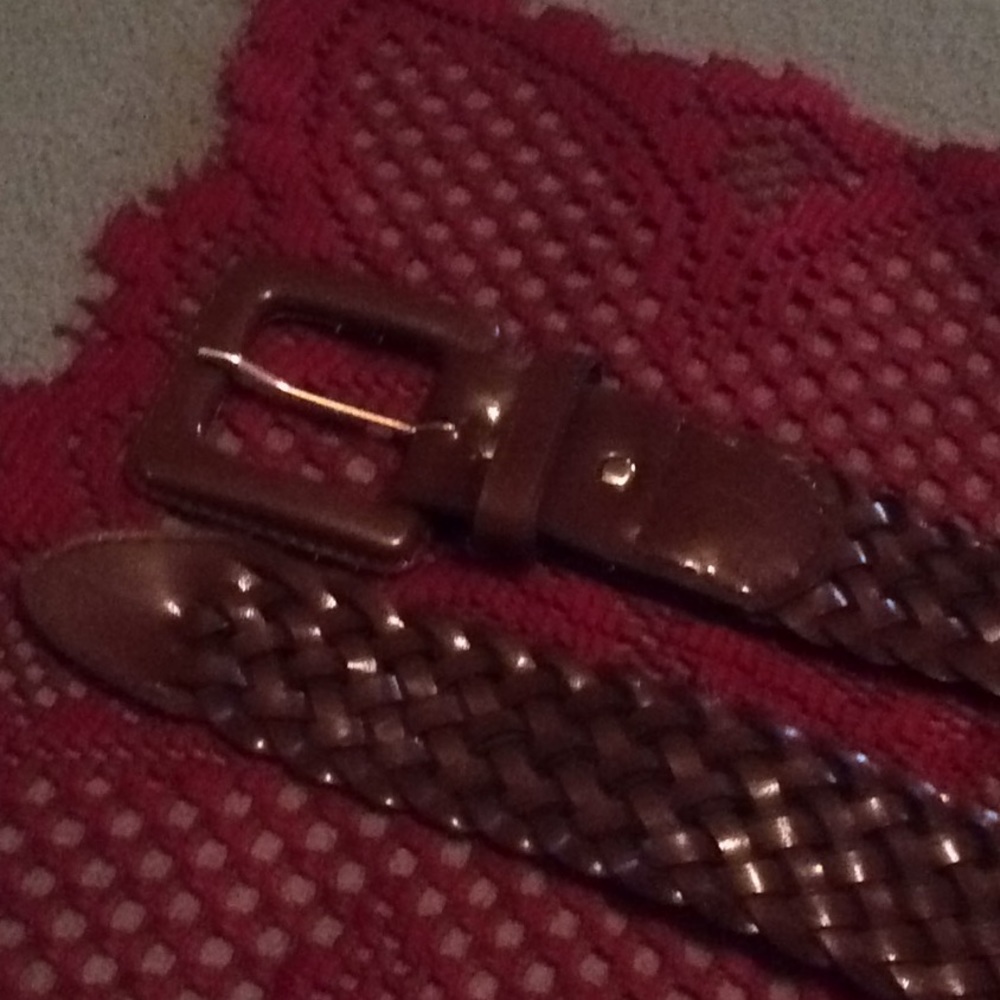 Woven Brown Belt